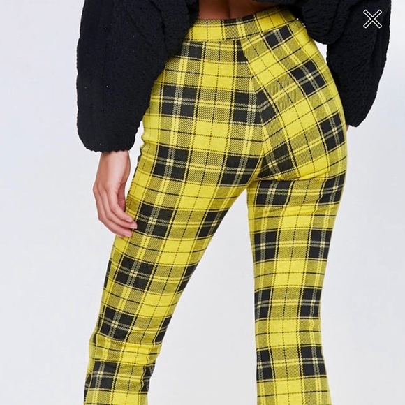 Plaid Flare Pants - Picture 4 of 4